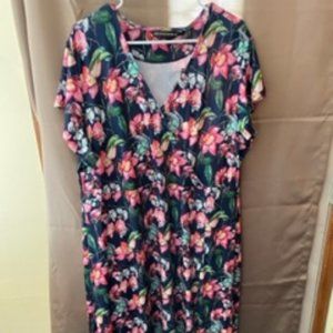 Brook Shields Timeless Petite Short Sleeve Maxi Dress 1X New with tags